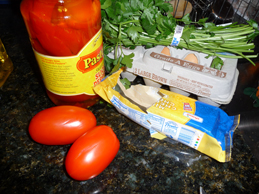 Roasted Red Pepper Quiche - Before