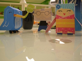 twitter paper toys