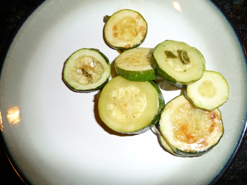 Zucchini with Rosemary and Chives