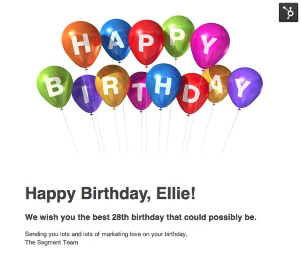 Birthday Landing Page